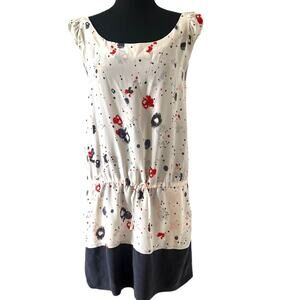 Quicksilver Women’s 100% Silk Mini Dress with Drawstring Multicolor Size Small